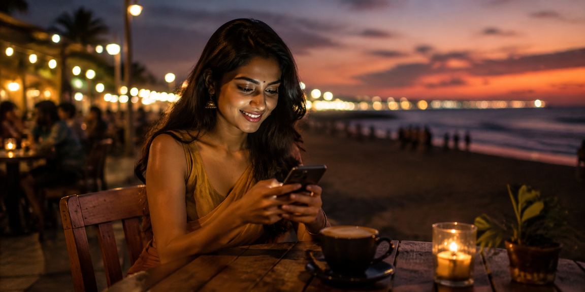 Mobile phone showing UPI payment app in India